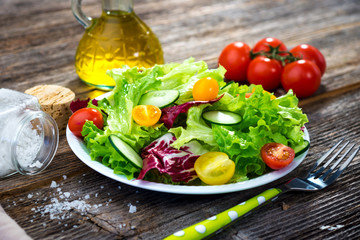 Fresh mixed salad