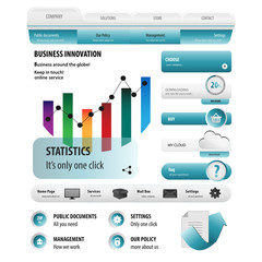 Business web site set