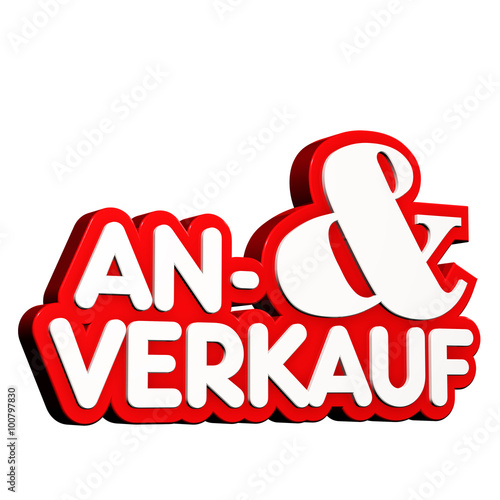 "An und Verkauf Typo RW frei" Stockfotos und lizenzfreie Bilder auf Bild