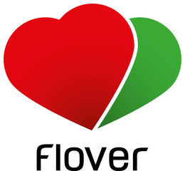 Love flower logo