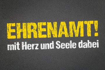 Ehrenamt! mit Herz und Seele dabei