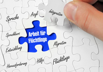 Arbeit für Flüchlinge