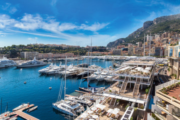 Panoramic view of Monte Carlo, Monaco