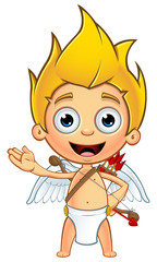 Blonde Cupid Character