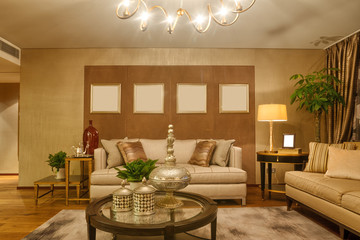 interior of luxury living room