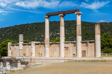 Fototapeta premium Ruins in Epidavros, Greece