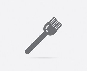 Baker Brush Pastry Vector Element or Icon, Illustration Ready for Print or Plotter Cut or Using as Logotype with High Quality