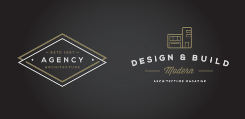 Set of Vector Construction Building Icons Home and Repair can be used as Logo or Icon in premium quality