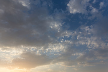colorful sunset sky background