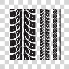 Obraz premium Tire tracks