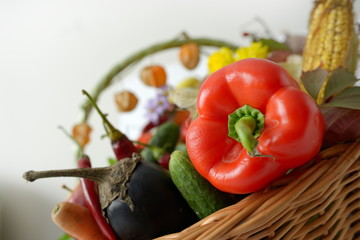 fresh fruits and vegetables