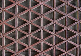 lattice made from carved wood