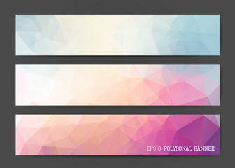 Abstract banner templates