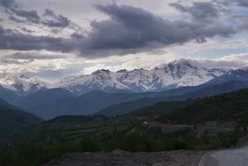 Georgia mountains in summer time