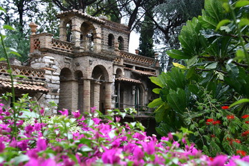Obraz premium Giardini della Villa Communale in Taormina, Sizilien, Italien