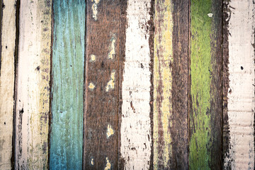 Wood pattern in vertical strip, vintage tone
