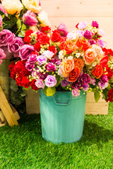  image of beautiful   colorful roses background