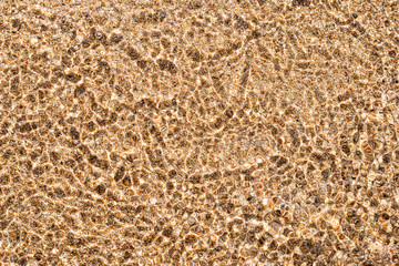 Sand and water elements, foreshore background, summer theme
