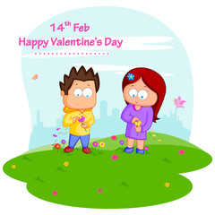 Obraz na płótnie Canvas Love couple in Valentine's day