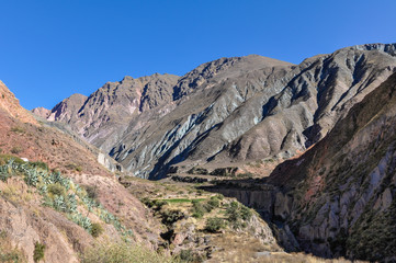 View of the Quebrada de la Humahuaca in Iruya,  Argentina