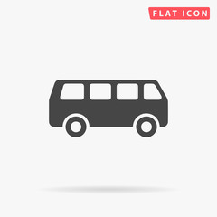 van simple flat icon