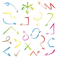 hand drawn arrows