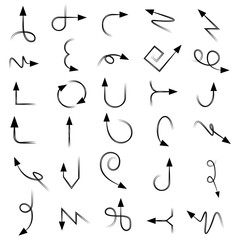 doodle arrows, sketch arrows