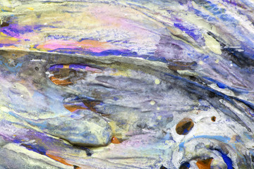 Хаос разноцветной краски