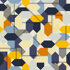 Seamless abstract geometric pattern
