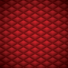 Button Red Leather abstract Luxury background vector illustration