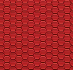 Fototapeta premium Abstract seamless pattern background with hexagon elements vector illustration