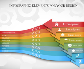 Timeline Infographic design templates # 5