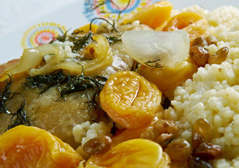 Apricot and Almond Tagine