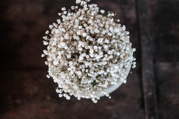 Gypsophila wedding bouquet