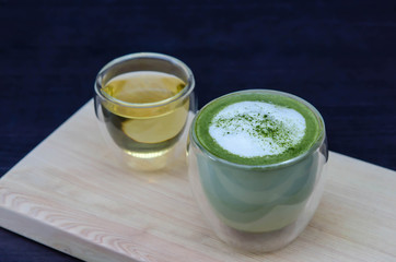 green tea latte