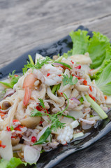 spicy seafood salad