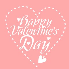 Happy Valentine's Day - Heart Shape Flying Heart