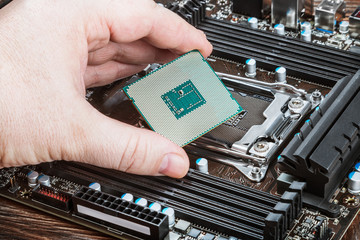 CPU in hand