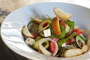 fresh vegetable salad