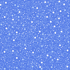 winter pattern blue
