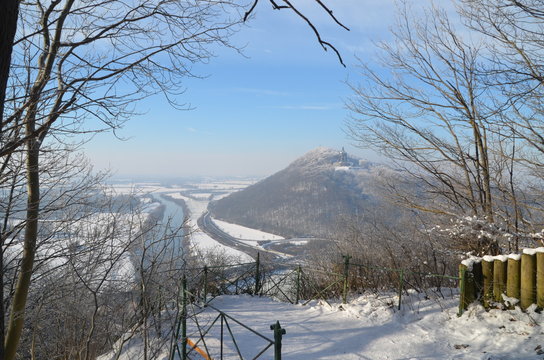 Winter und Schnee in Porta Westfalica