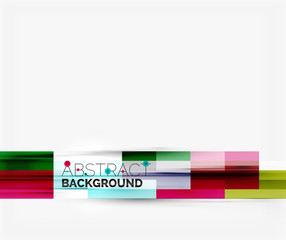 Geometrical design background, straight lines on white