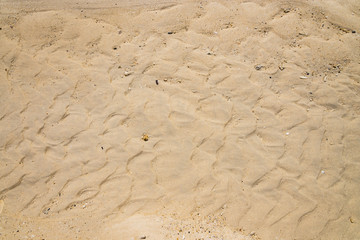 Sand pattern on tropical beach, thailand  (sand on the coast)