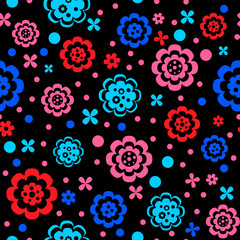 simple flower pattern