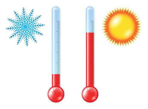 нot and cold thermometers