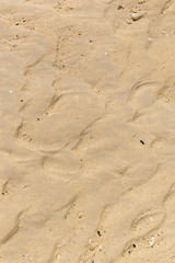 Sand pattern on tropical beach, thailand  (sand on the coast)