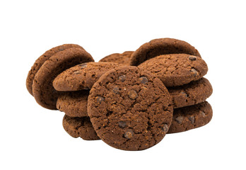 soft dark chocolate brownie cookies