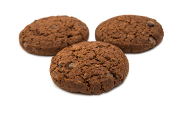 soft dark chocolate brownie cookies