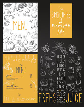  Smoothies And Fresh Juices Bar Menu