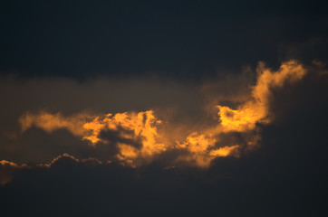 Clouds on Fire